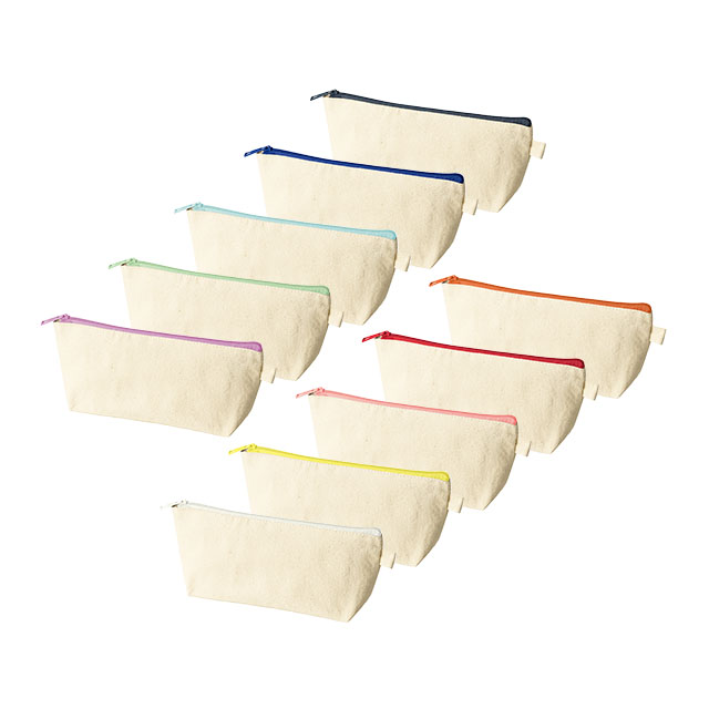 TR・カラーファスナーキャンバスロングポーチ 10オンス